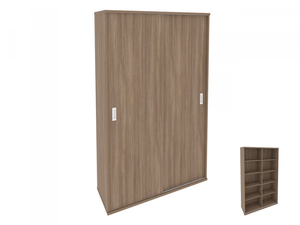 Офисная мебель для персонала ONIX O.SHK-1.1 Шкаф-купе с полками