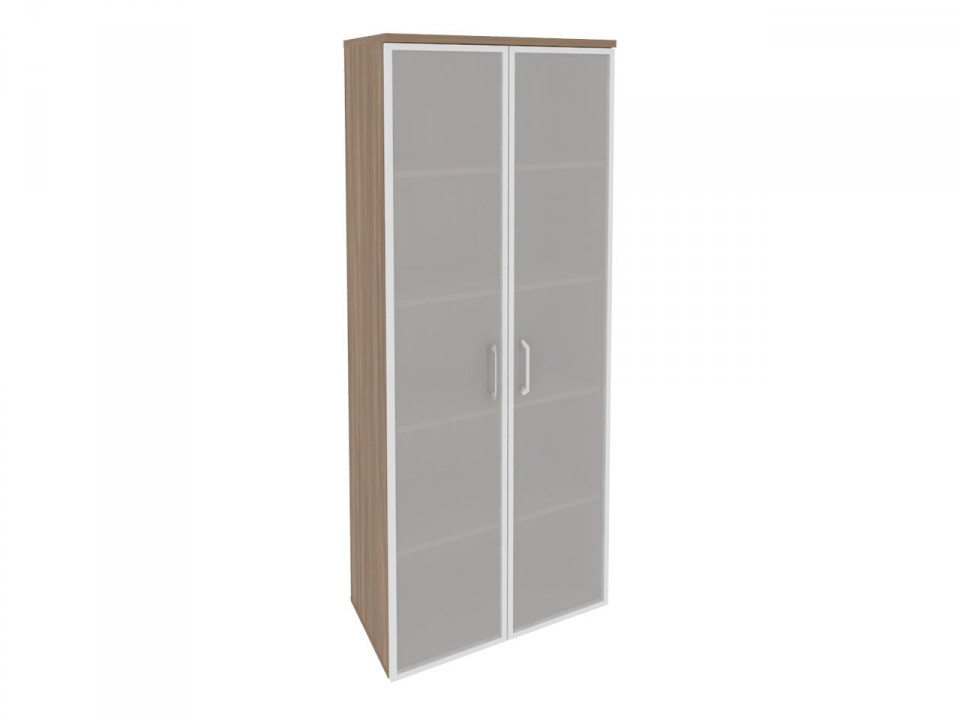 Офисная мебель для персонала ONIX O.ST-1.10R Шкаф высокий широкий (2 высоких фасада стекло в раме)