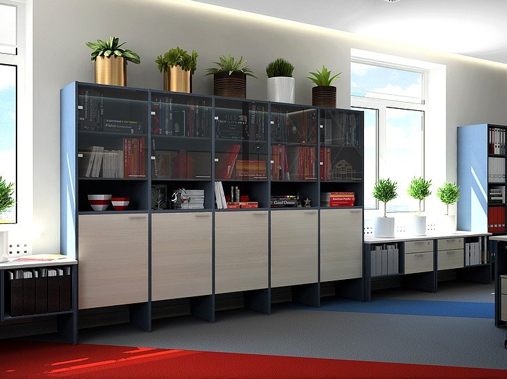 Современная стойка-ресепшн Инновация - вид 17