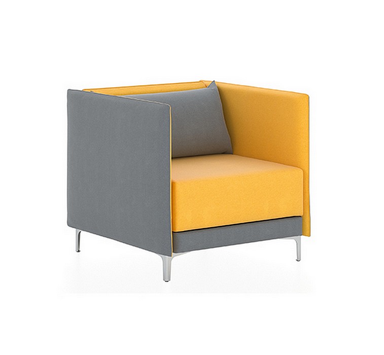 Офисный диван без подлокотников Графит - вид 16